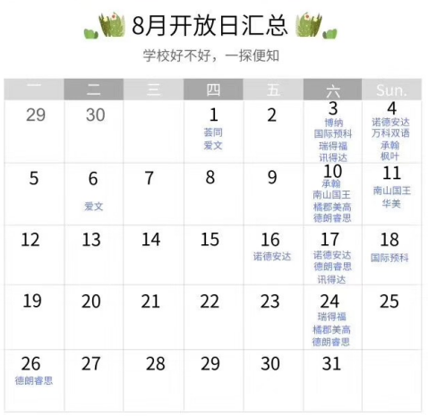 <a href='http://www.6174203.cn/szschool/' target='_blank'><u>深圳國際學校</u></a>8月開放日匯總